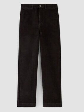 New With Tags: Everlane The Corduroy Wide-Leg Pant (Black), Sz 8